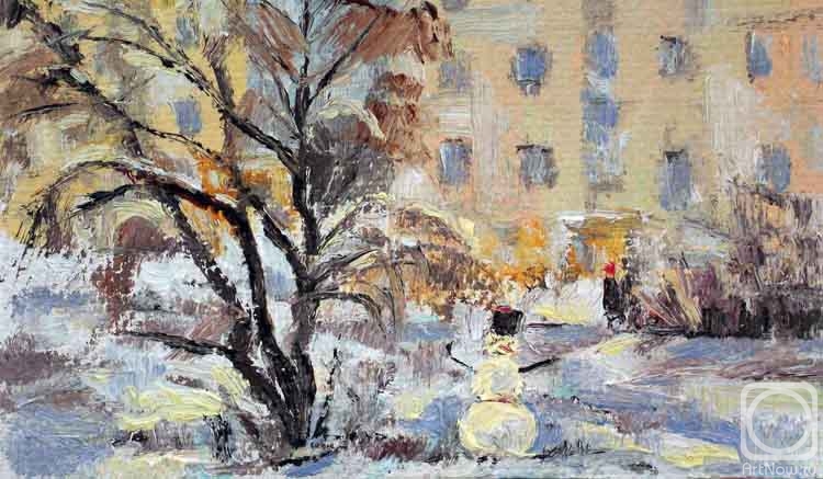 ������� ������ �� ������. ����� ���������. November snow