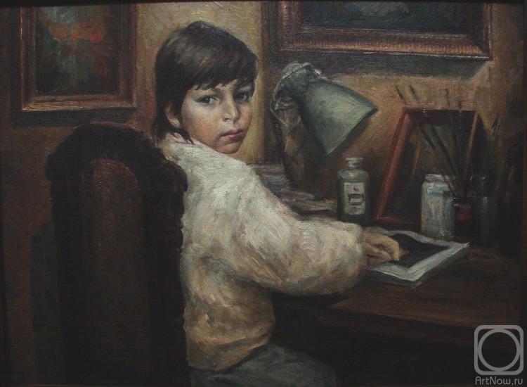 Galimov Azat. Portrait of the Son