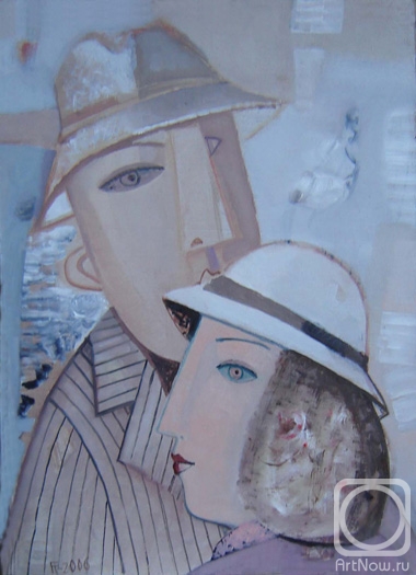 Супружеская пара» картина Горшуновой Татьяны (оргалит, масло) — купить на  ArtNow.ru