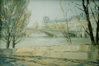 Paris. Seine embankment (Paris Embankment). Katyshev Anton