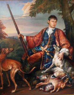 Hunter (commissioned portrait). Yekimov Vladimir
