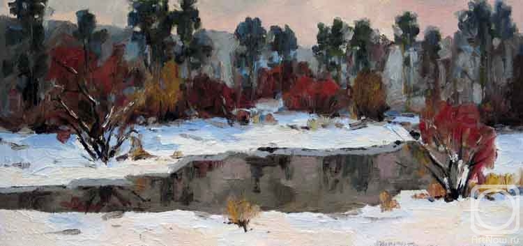 ������� ������ �� ������. ����� ���������. November snow