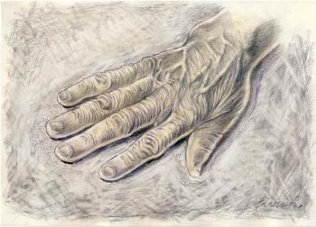 Mother's hand. Semerenko Vladimir