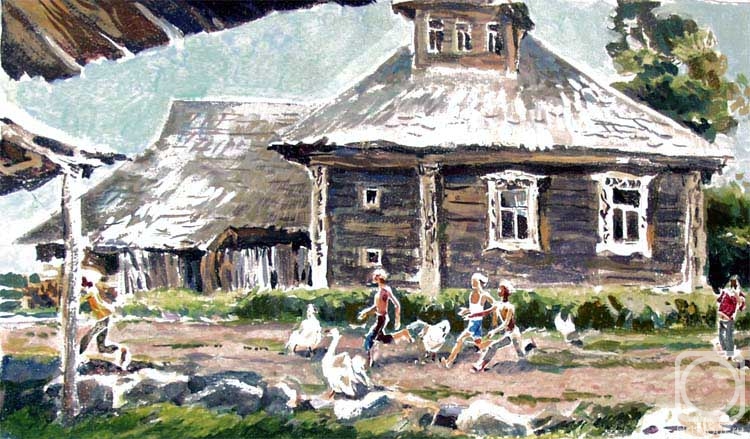 Vrublevski Yuri. Seliger. Summer in the countryside