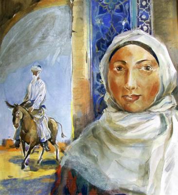 Samarkand. Portrait of a girl