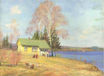 "Near to lake Senezh". Petrov Vladimir