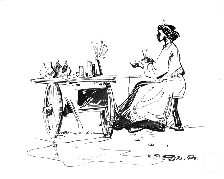 Vrublevski Yuri. The seller of jugs - 13/64