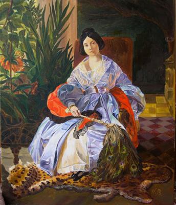 K.Bryullov's copy " the Portrait princesses Elizabeth Saltykova ". Bacigalupo Nataly