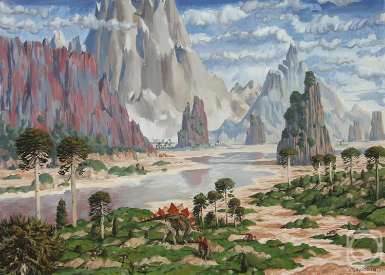 Skobtsov Alexander. Prehistorical landscape