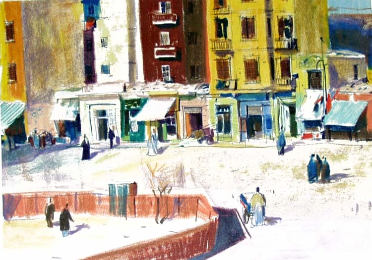 Vrublevski Yuri. Cairo. Town square - 79/64