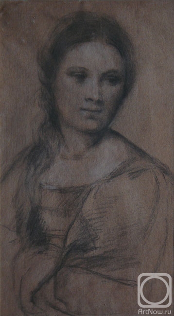 Kushevsky Yury. Copy of Titian"Portrait of Donna"