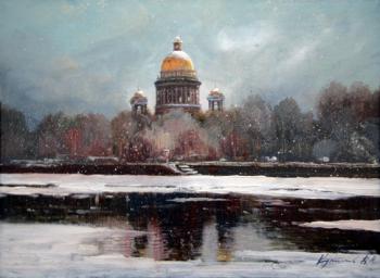 Winter Neva. Kulikov Vladimir