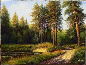 Lake in the forest. Yanulevich Henadzi