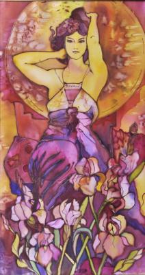 Amethyst (from the painting by Mucha, option 2)