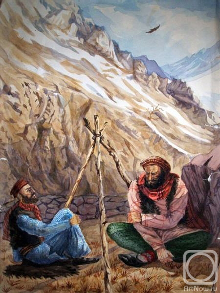 kulikov dmitrii. Morning in the mountains