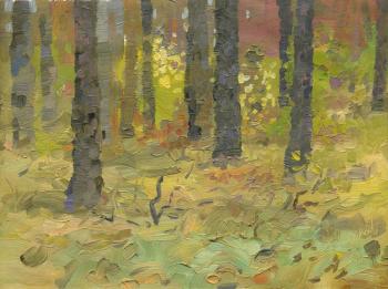 Autumn in Pine Forest II (etude)