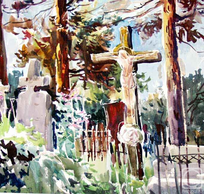 Vrublevski Yuri. Carpathi. Rural cemetery