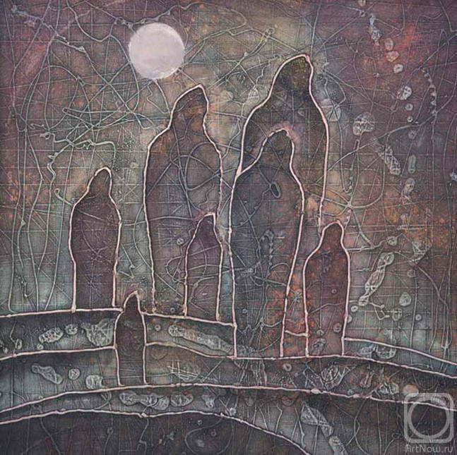 Romachuk Aleksey. Monks under the Moon