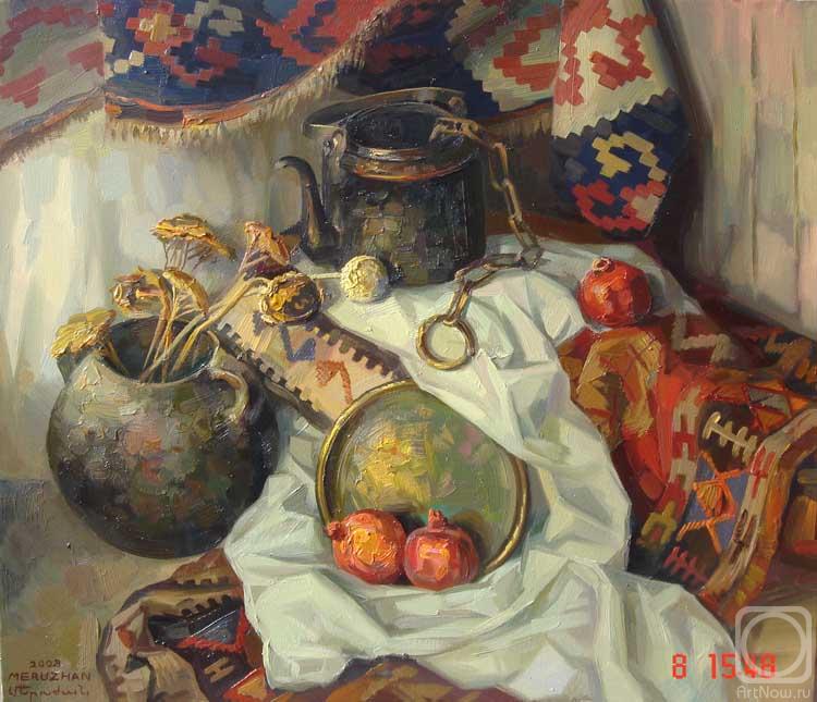 Khachatryan Meruzhan. The Armenian still-life with a teapot