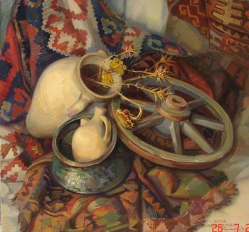 Still-life with a wheel. Khachatryan Meruzhan