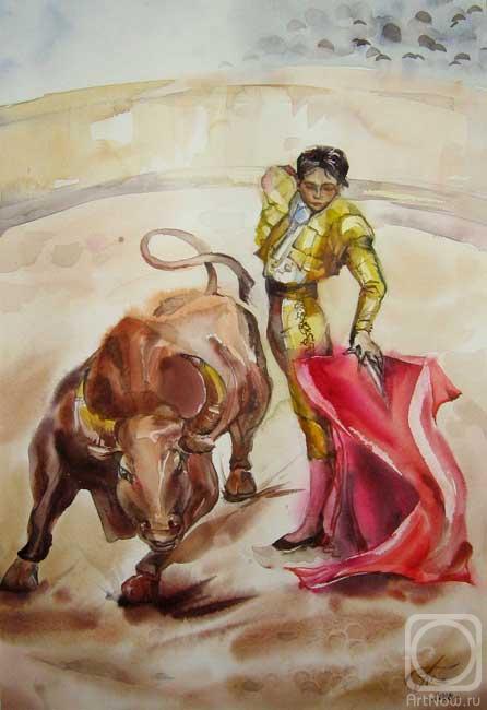 Pupysheva Oksana. Bullfight