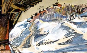 Nizhniy Novgorod. The Kremlin�s fortress tower