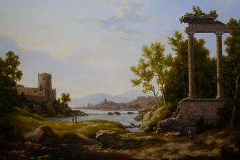 Landscape with ruins 4