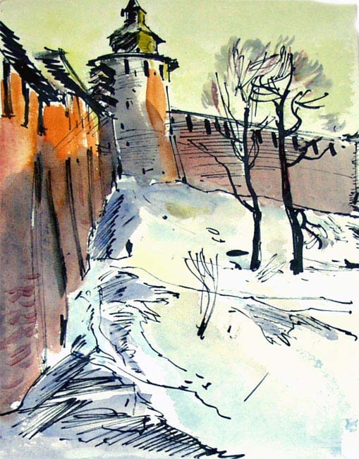 Vrublevski Yuri. Scenes of Nizhniy Novgorod � 3/67