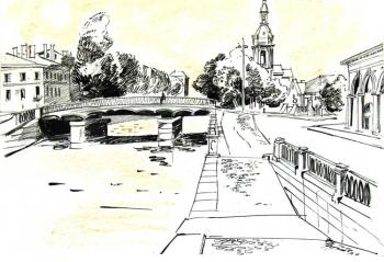 The Petersburg (Leningrad) sketches  7/74. Vrublevski Yuri