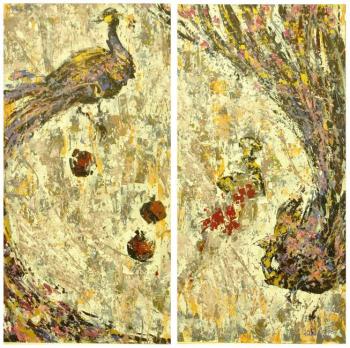 The Juice of Pomegranate. Diptych