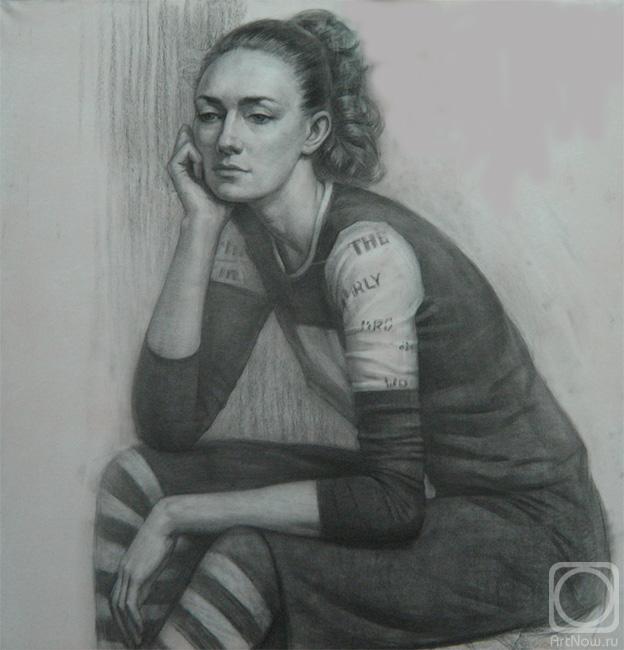 Dianov Mikhail. Portrait of a Girl