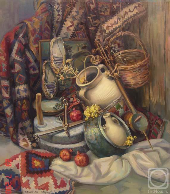 Khachatryan Meruzhan. The Armenian still-life with symbolical attributes