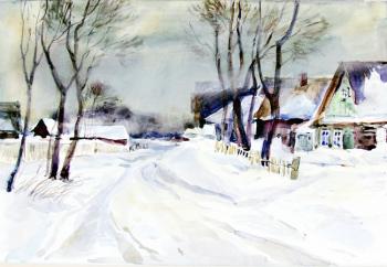 Village of Zaitsevo. Winter, 2000