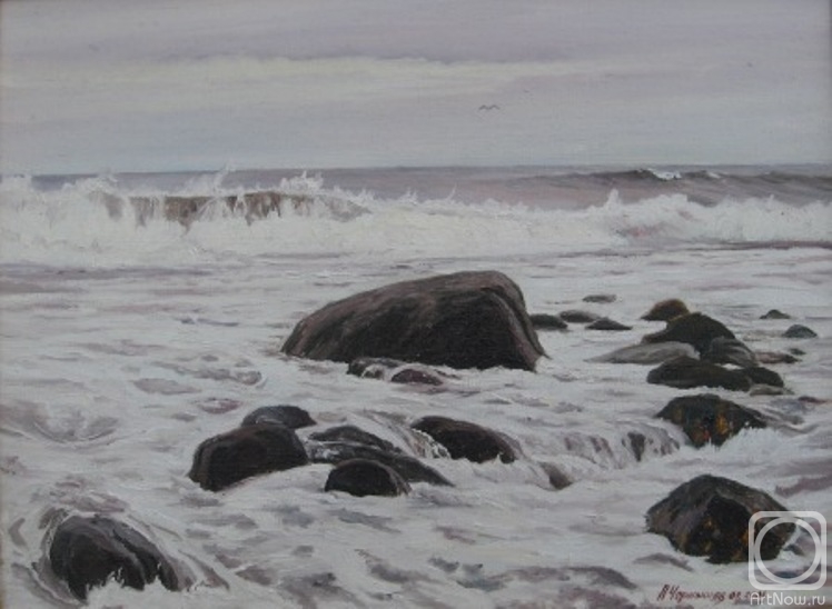Chernyshev Andrei. Sea, pebbles