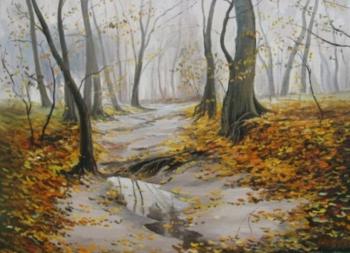 Autumn in the forest. Chernyshev Andrei