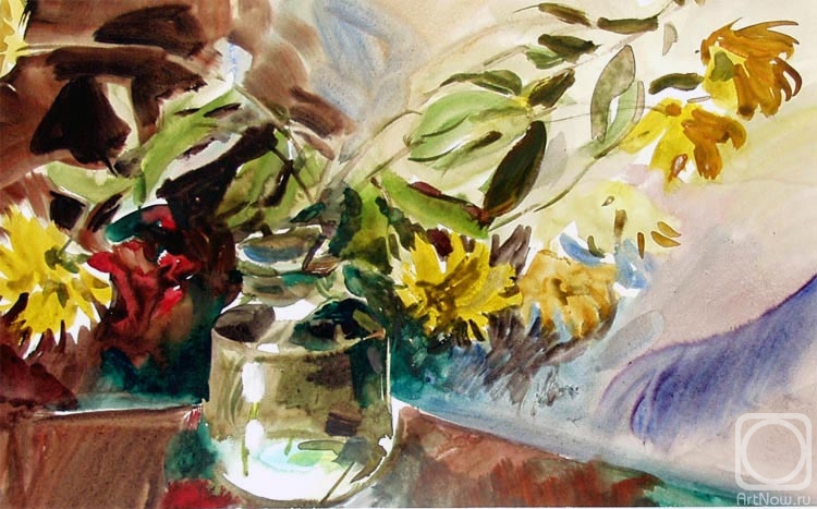 Vrublevski Yuri. Bunch of yellow flowers