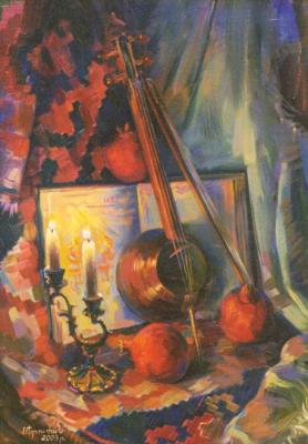 Still-life with candles