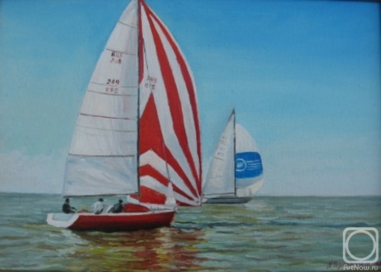 Chernyshev Andrei. Race, yachts