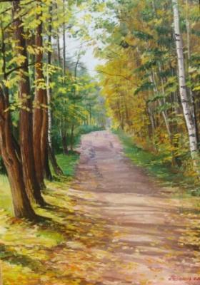 Road in the Autumn Forest. Chernyshev Andrei