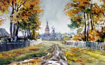Autumn in Cherkizovo. Pokrov Temple. Vrublevski Yuri