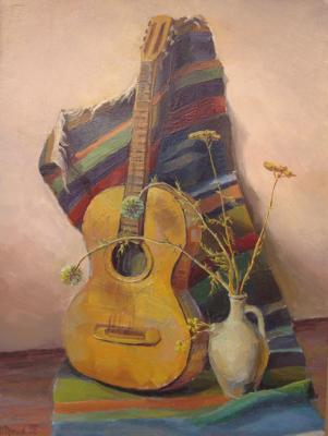 Still-life with a guitar. Khachatryan Meruzhan