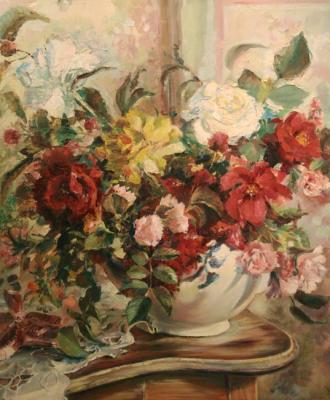 Bouquet in a teapot. Kuriltceva Olga