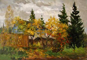 Old cottage. October. Serebrennikova Larisa