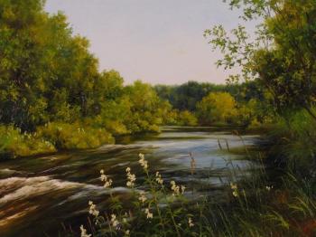 The running river (Watercourse). Kuricin Sergei
