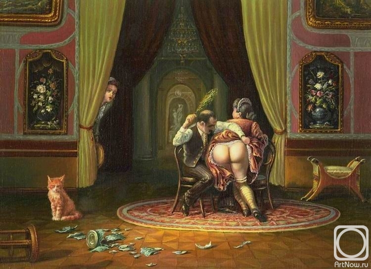 Panin Sergey. Punishment of a clumsy maid