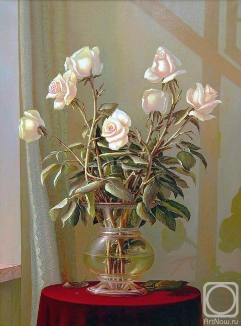 Panin Sergey. White roses