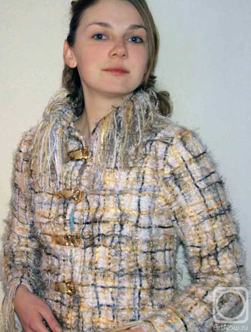 Dieva Olga. Handmade fabric jacket