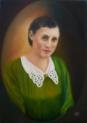 The portrait of the girl. Zolottsev Vasily