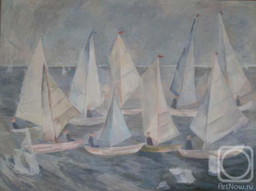 Dashkina Saniya. Regatta. Ice age