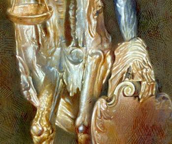 Allegory of Justice (detail) 1 (Tatters). Yudaev-Racei Yuri